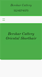 Mobile Screenshot of bersharcattery.com